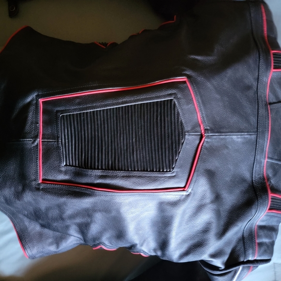 Classiak motorcycle jacket real leather CE armor - Picture 7 of 10